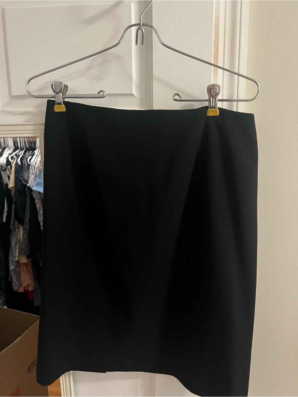 Theory Black Women's Pencil Skirt